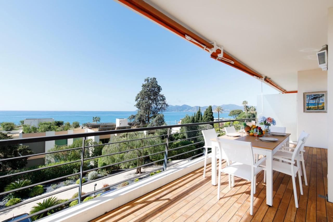 Suite Riviera - Sea View - Clim - 50M Plage - Residence De Standing - Spacieux 180 M2 - Parking 칸느 외부 사진