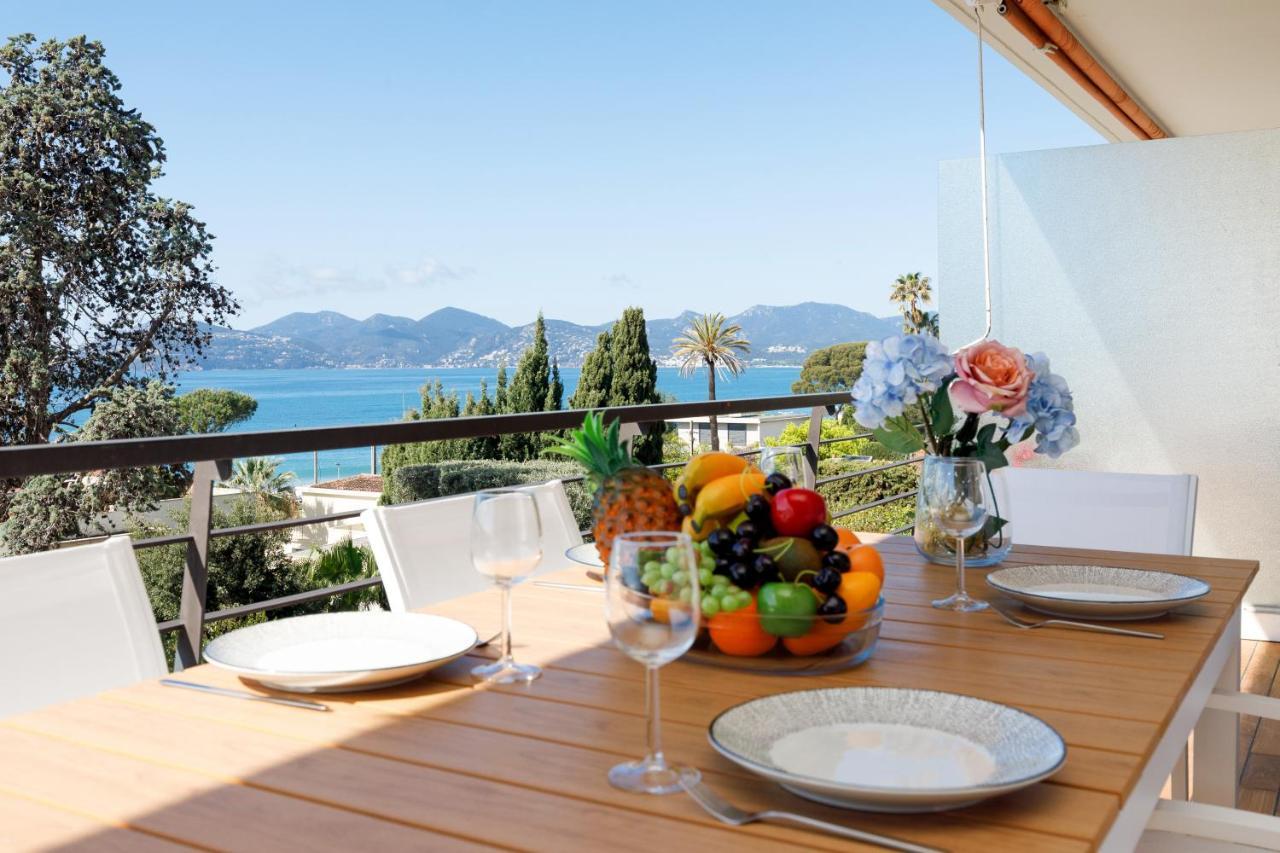 Suite Riviera - Sea View - Clim - 50M Plage - Residence De Standing - Spacieux 180 M2 - Parking 칸느 외부 사진